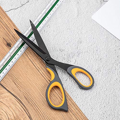 Forbici da ufficio, forbici artigianali, forbici da cucina for uso domestico Forbici grandi in acciaio legato Rivestite a punta Casa multifunzionale Ufficio Sarto Forbici for adulti fatte a mano Picco