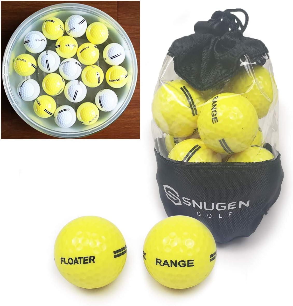 (TM) Floater Golf Range Balls, Practice Floating Balls