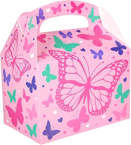 Amscan International 9900098 Papillon Boîte de Repas de fête