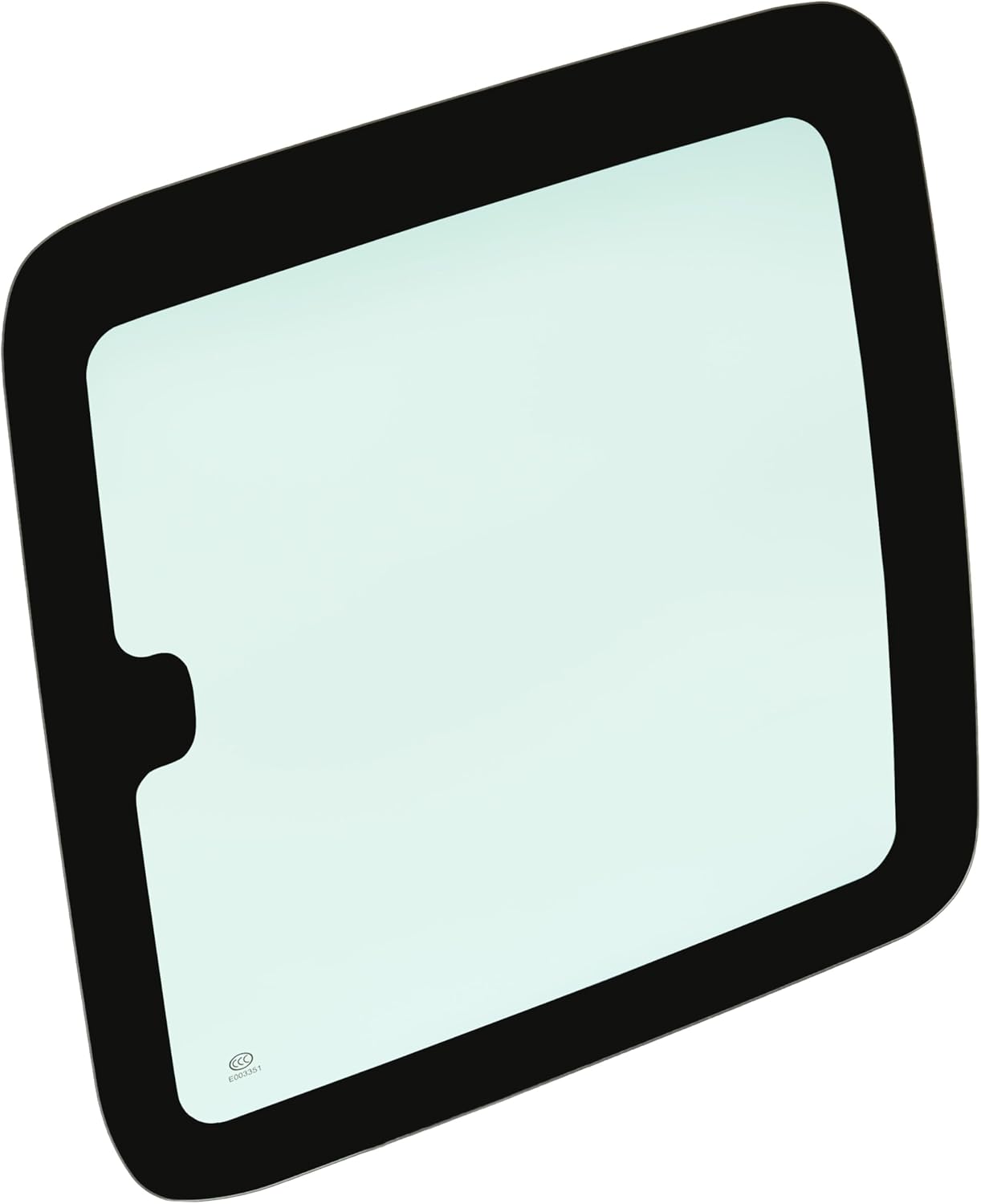 ALMULOO Privacy Movable Rear Quarter Window Glass Compatible with 1999-2007 Chevrolet Silverado / GMC Sierra 1500 2500 3500 Extended Cab Passenger Right Side Light Green