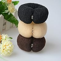 Vista 9 de Anillo mágico para el cabello herramienta de rollo anillo de espuma para el cabello moldeador cierre a presión hebilla larga anillo de cabello