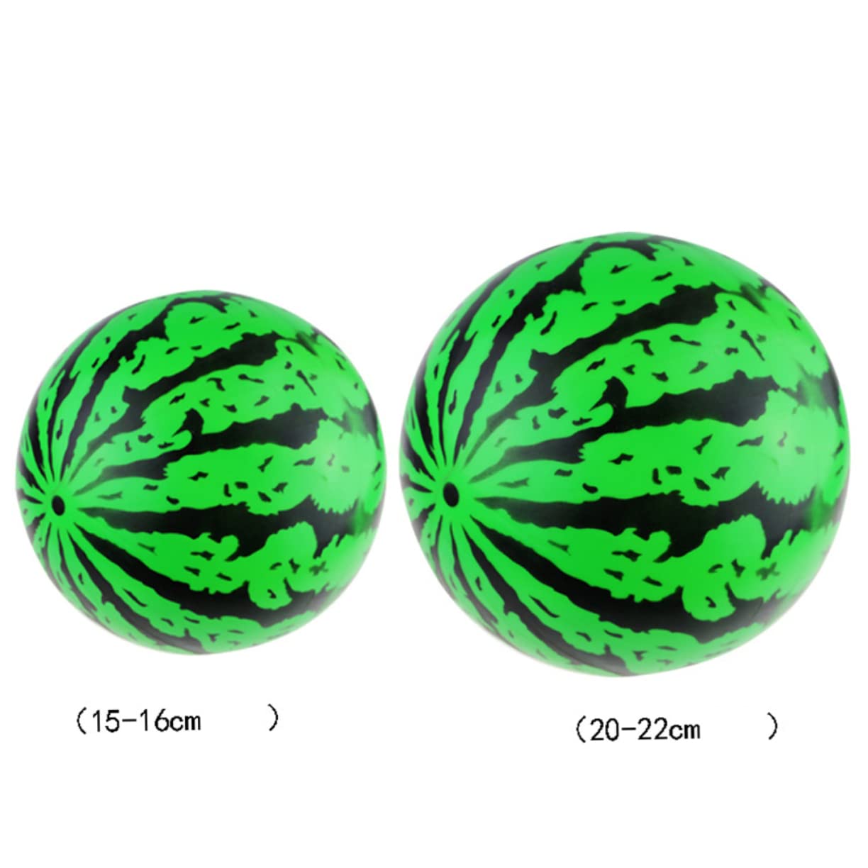 Yardwe 6pcs Inflatable Watermelon Shape Balls for Beach for Beach Parties and Fun Activities Great
