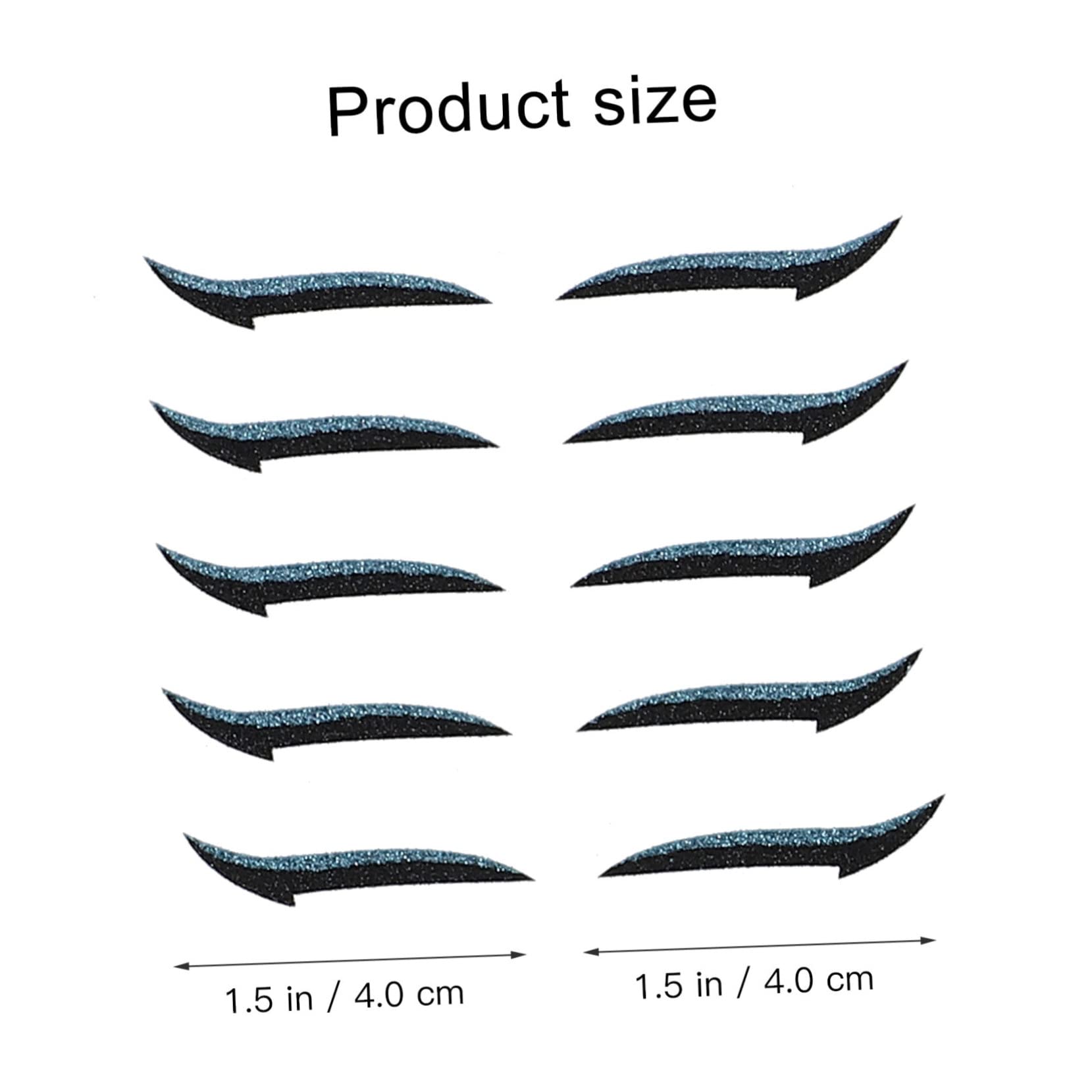 minkissy 200paia Eyeliner Stickers Riutilizzabili Per Effetto Doppio Occhio Per Occhi Diverse Colorazioni Facili Da Applicare e Adatti Tutti Tipi Di Occhi