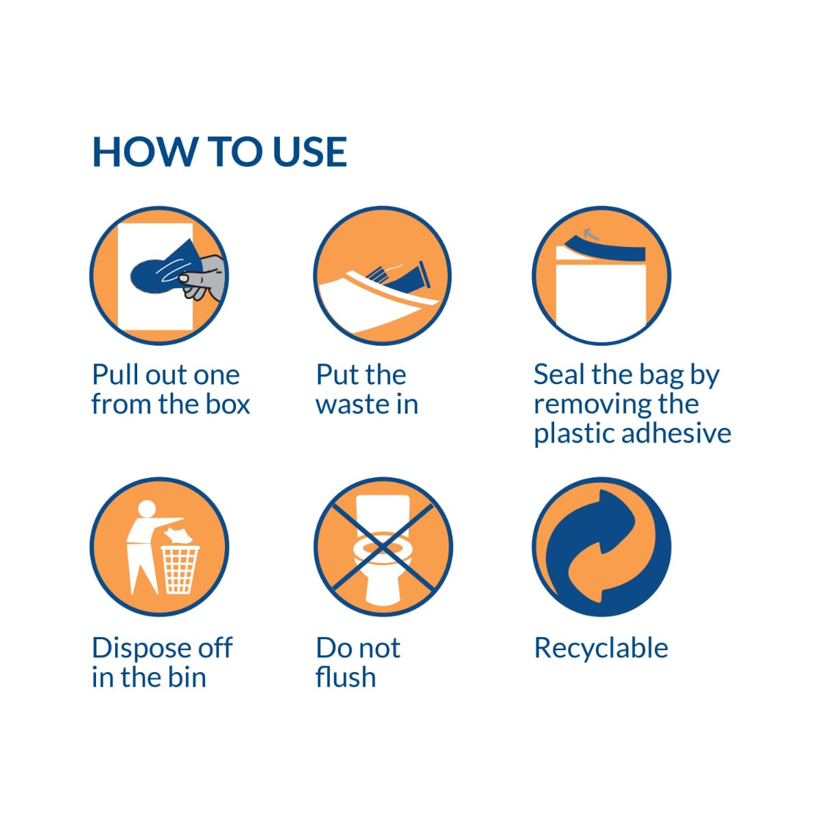 Sirona Discreetly Dispose - Disposal Bags for Disposal of Tampons and Condoms - 50 Bags 3