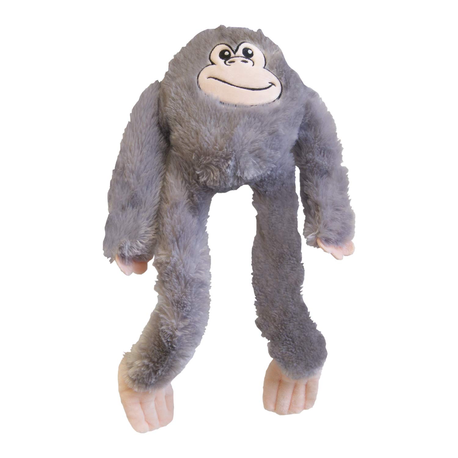 Stuffed Dog GLORIA - Size 44 cm - Teddy Iwazaru - Dog Toy - Plush with Sound - soft texture - Highly resistant - Ideal for small dogs - Color Gray