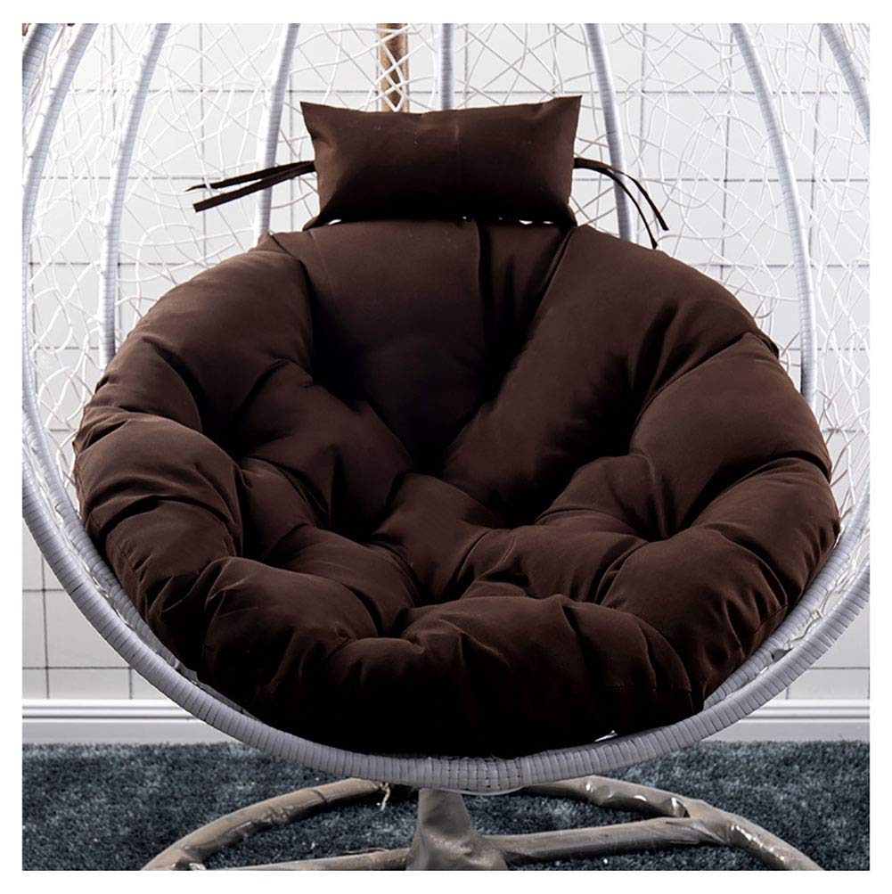 Coussin de chaise pivotante amovible wangk grand format pour fauteuil suspendu