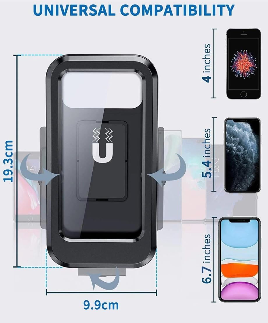 Supporto Telefono Impermeabile Bici Moto Universale Manubrio Accessori Ciclismo