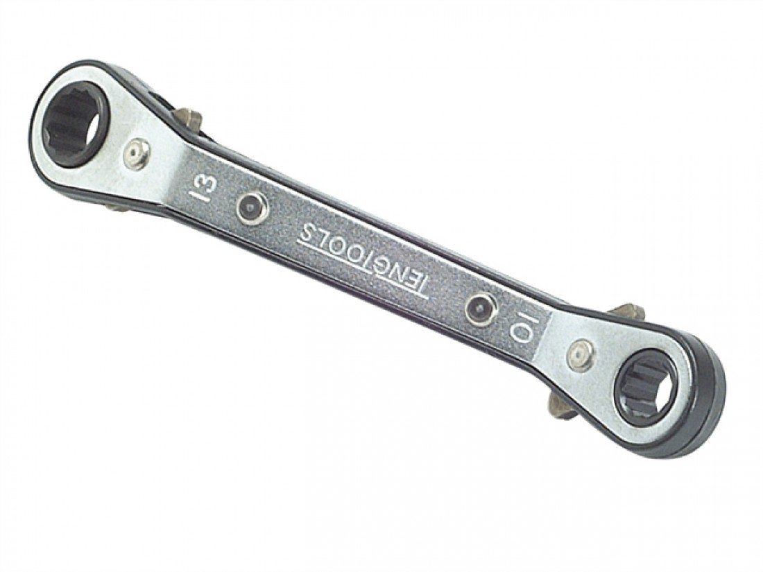 Teng Tools 681214 - Ratcheting Spanner - Offset Ring - 12mm and 14mm
