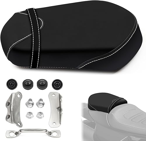 Amazicha Kit de almohadillas para asiento de pasajero trasero de motocicleta compatible con Yamaha Star Bolt XV950 Bolt XVS950 R-Spec 2014-2018