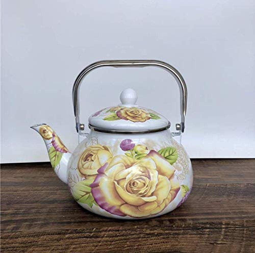 ティーポット コーヒーポット 贈り物 高級感 おしゃれ ティーセットケトルケトルポットケトル輸出白赤小花は 加熱された2 3 Lすることができます 熱湯やお茶 伝統的 ティーポット Www Qbusinessmagazine Com