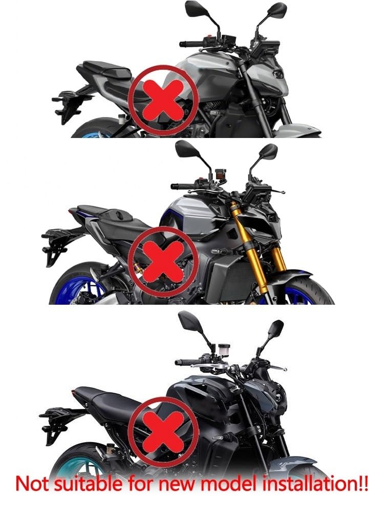Motocyklowe Lusterka Wsteczne Moto Lusterko końców Pasuje Do Yamaha MT07 MT09 MT10 SP XSR 700 900 Koniec Kierownicy Lustro Lewy Prawy Obrót Strony Motocykl