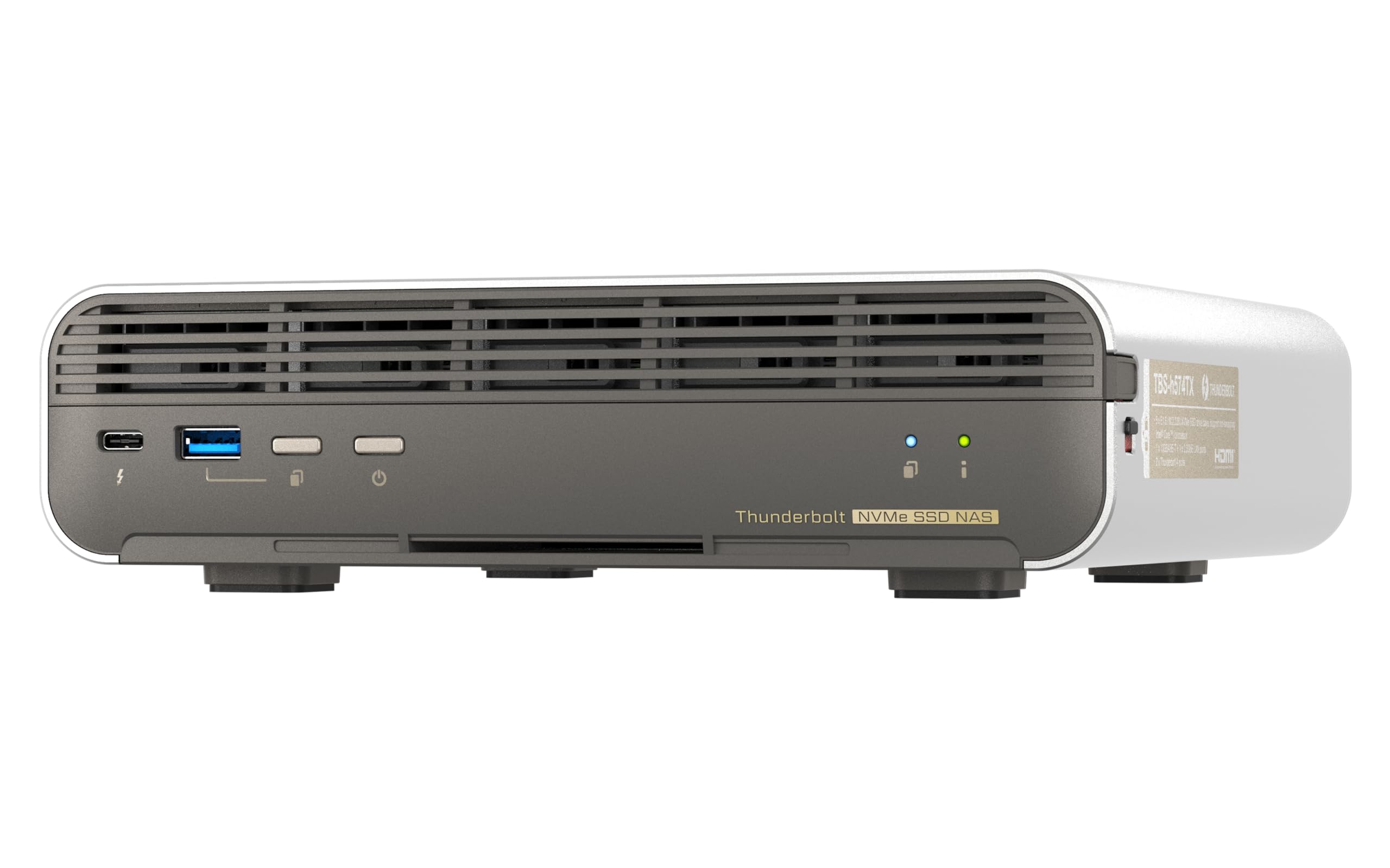 QNAP TBS-h574TX-i5-16G Thunderbolt Compact All-Flash | 5 x E1.S or M.2 SSD