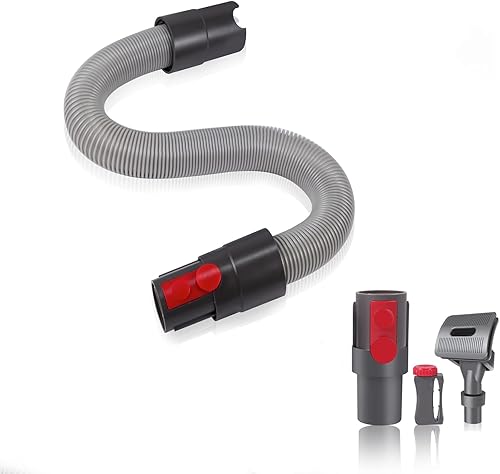 Kit de accesorios de manguera de extensión flexible 4 en 1, kit de accesorios de aseo para perros y mascotas, compatible con Dyson Vaccum V7 V8 V10