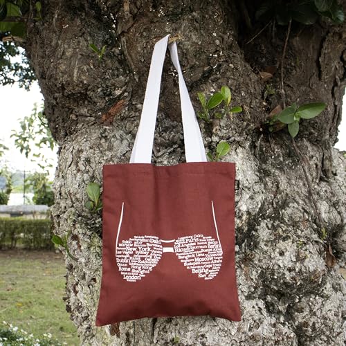 Image of RFD Premium Tote Bag With Printed Designed Canvas Tote Bags For girl & women large capacity,Tote bag For Shopping, College, Travel, school, tuition and gifting 15x13.5 Inch