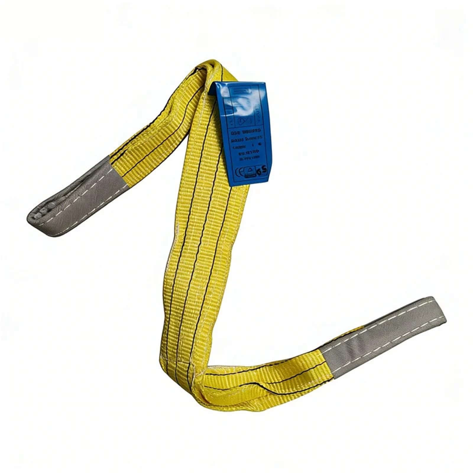 Cinghia piatta di sollevamento WLL 3T 4T for rimorchio for gru con occhiello piatto in poliestere