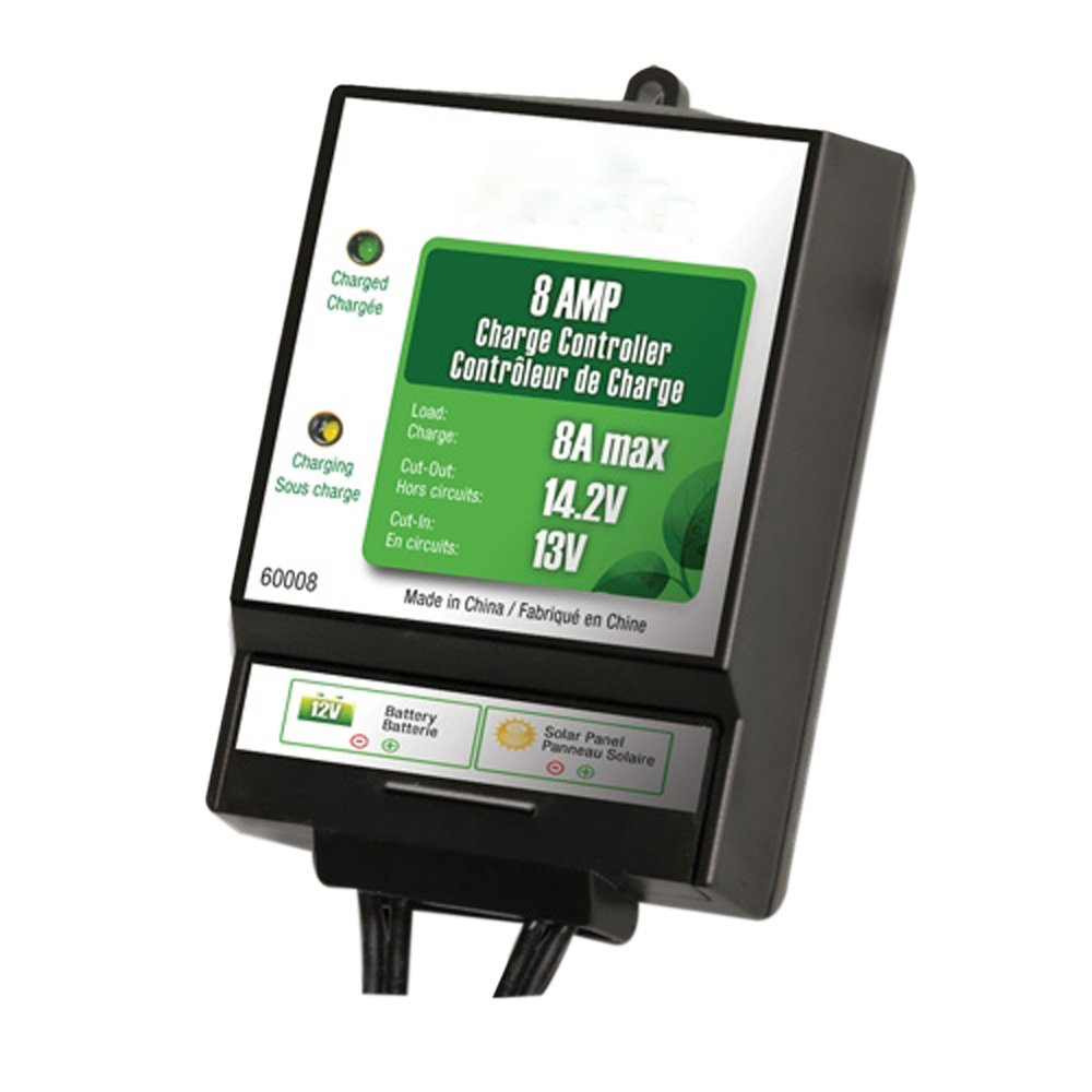 Nature Power 8 Amp Charge Controller with two LED indicators
