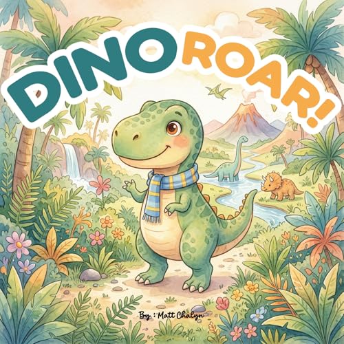 Dino Roar! A Dinosaur Book for Kids Ages 3–7: Fun Rhymes, Dino Facts & Pronunciation Guide — Meet T-Rex, Triceratops & More — Perfect Dinosaur Gift for Toddlers, Preschool & Kindergarten