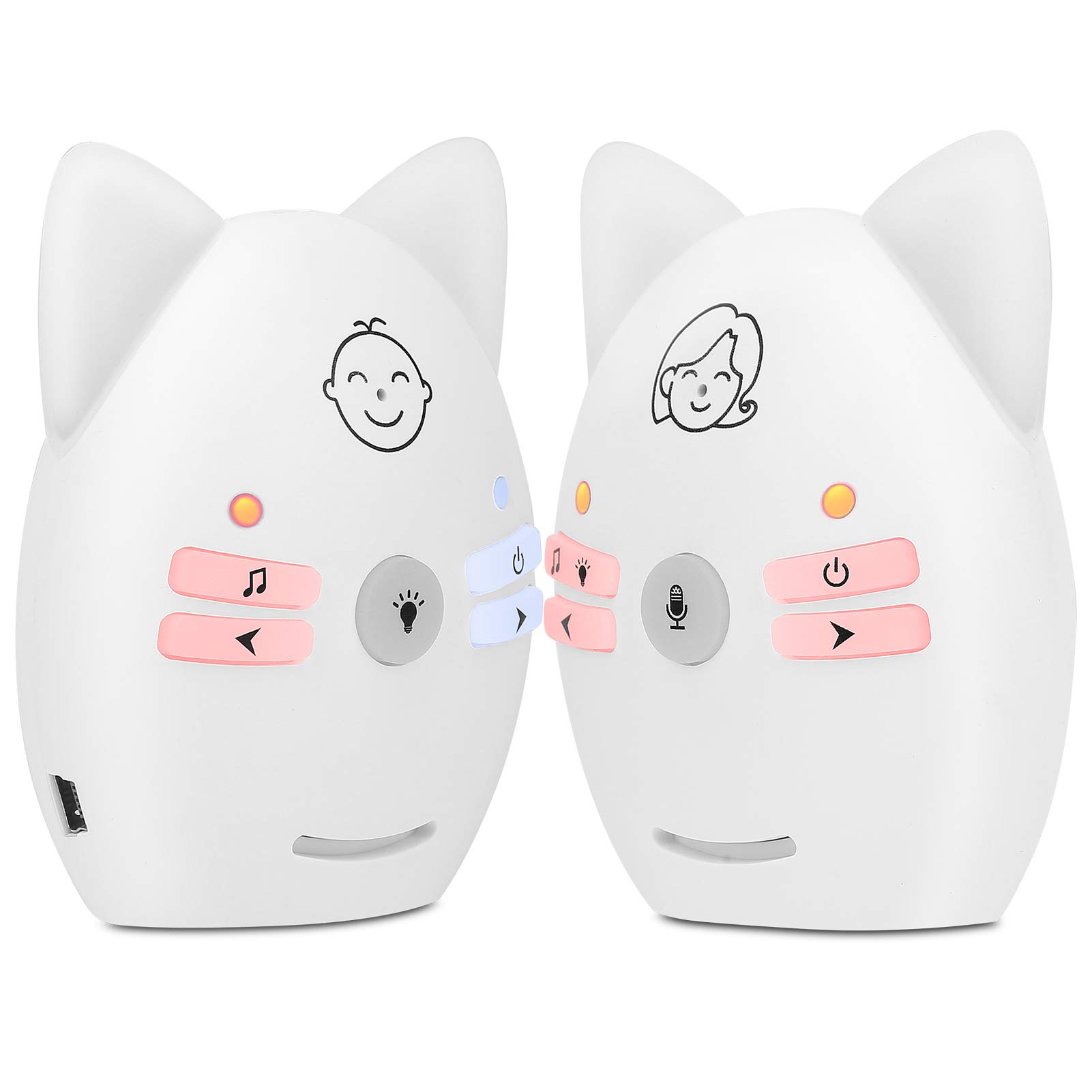 Baby Monitor, monitor telecamera di sicurezza con luce notturna, digitale per piccolo animale domestico (monitor di lingua)