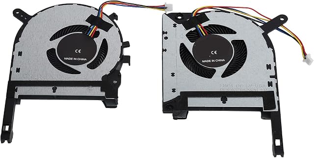 PUSOKEI 2pcs Laptop Cooling Fans, 4wire power connector Computer cooling fan for ASUS TUF FX505 FX505ge FX505gm FX505dt FX705, easy to install