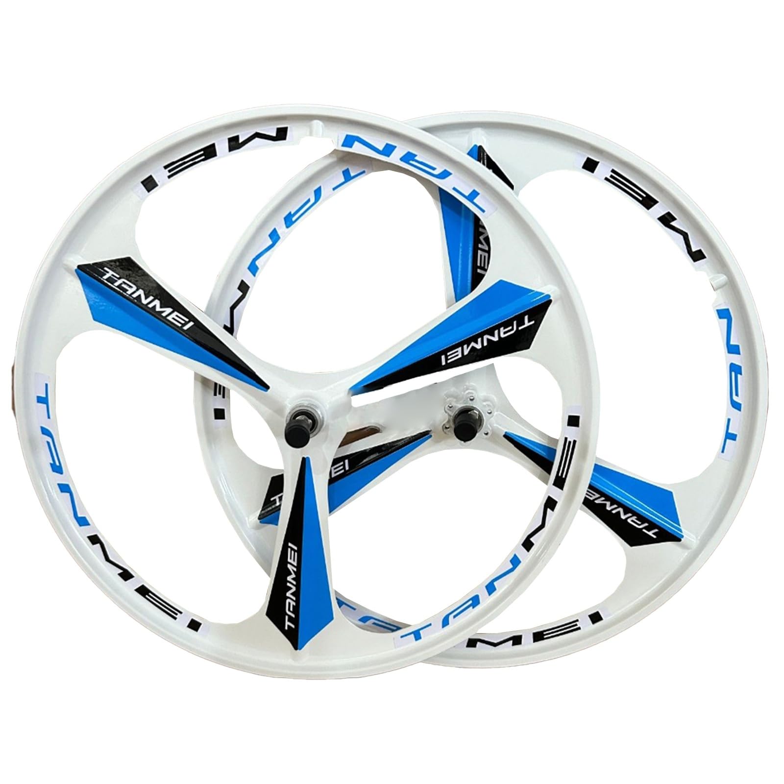 FKXSXAZ 26" 27.5" 29" Mountain Bike Wheelset Mag Magnesium Disc Brake Wheel Set 3-Spoke Rim Front Rear Wheels100x135mm For 6-9 Speed Rotary Freewheel