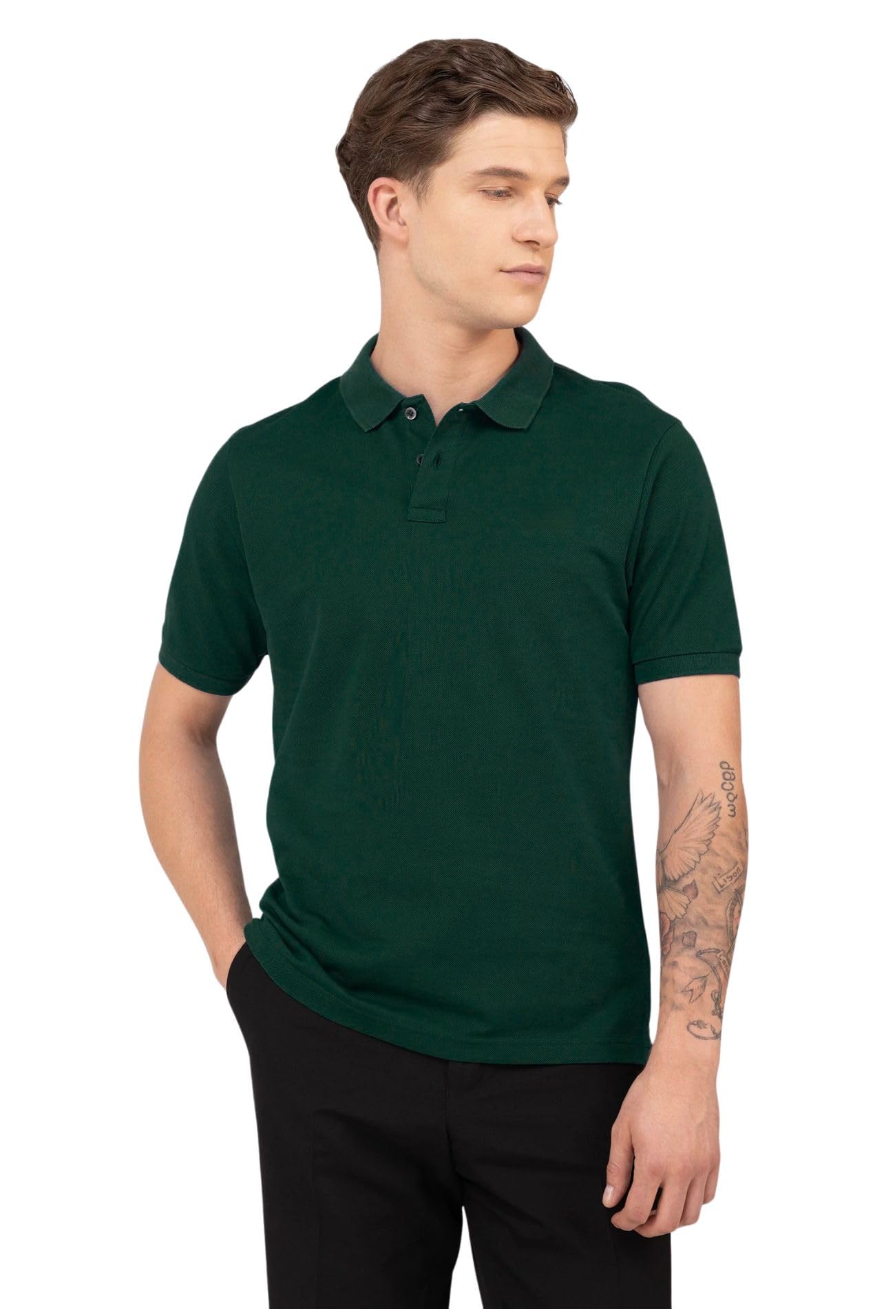 sane originals Men Half Sleeves Polo Neck Cotton T-shirt || Cotton Collar Shirt for Men || Gents T-shirt (Plus-picture-23