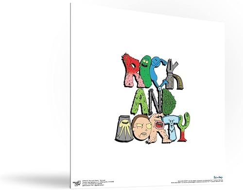 Miniatura 2 de Trends International Gallery Pops Cartoon Network Rick and Morty - Póster de pared estilizado, 12 x 12 pulgadas, versión sin marco