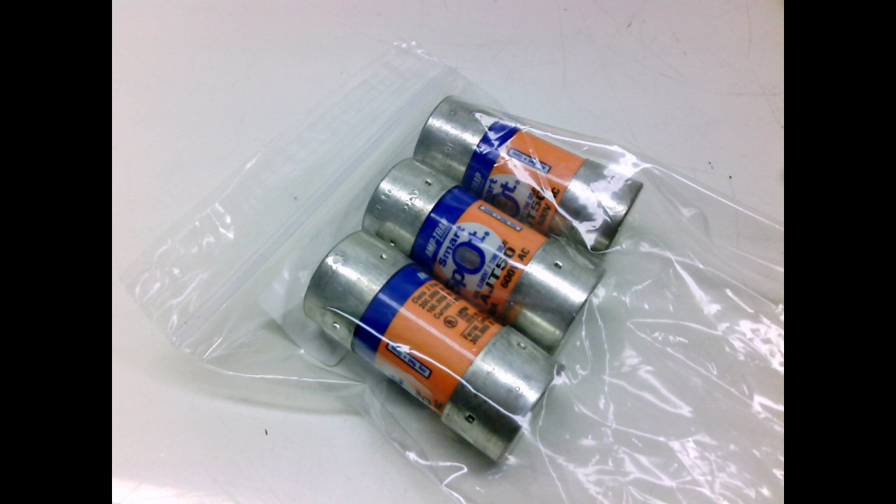 Ferraz Shawmut Ajt50 - Pack of 3 - Dual Element 50A Fuse Ajt50 - Pack of 3 - Class J
