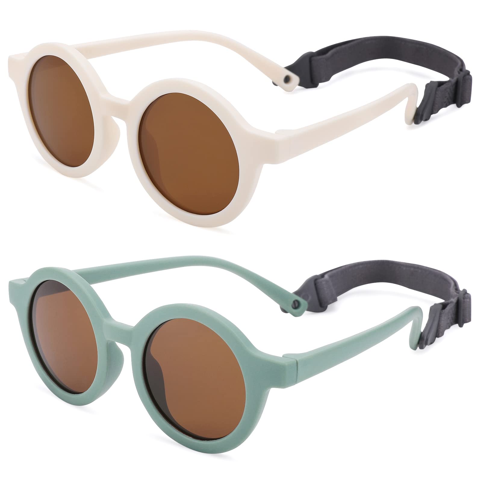 COASION Baby Polarized Round Sunglasses