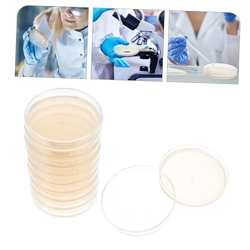 Miniatura 8 de Mobestech Plato de agar de nutrientes 30 Uds. Platos de Petri Platos de vidrio Herramientas de hongos para kits para placas de agar Micología
