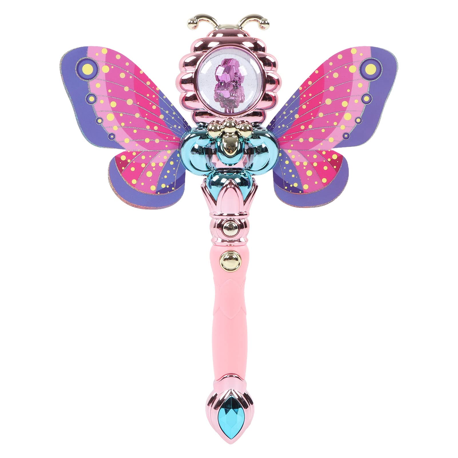 Electric Light Up Wand Fun Prop Electric Handheld Musical Light Up Wand for 3 Years Old and Above (Type 2)