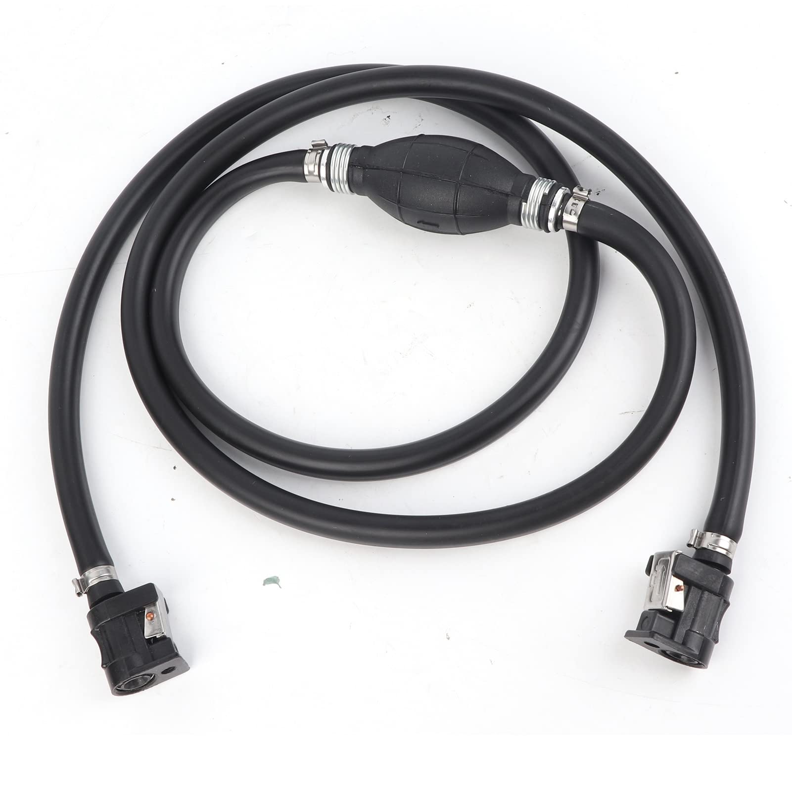 VOBOR Kit Connettori per Serbatoio Benzina Motore Fuoribordo, Tubo Flessibile Nero