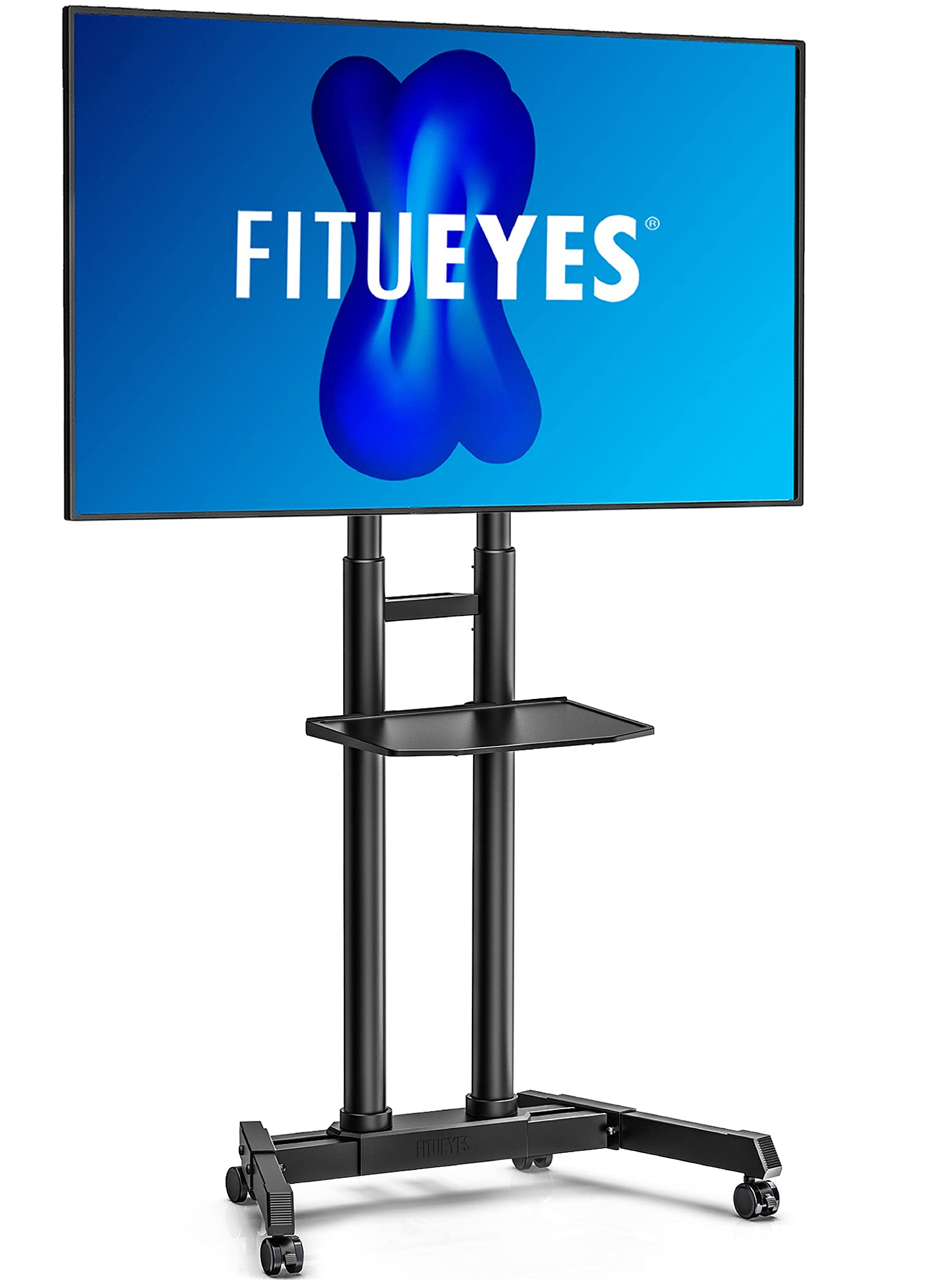 Buy FITUEYES Mobile TV Cart Rolling TV Stand for 3775 Inch TVs up to