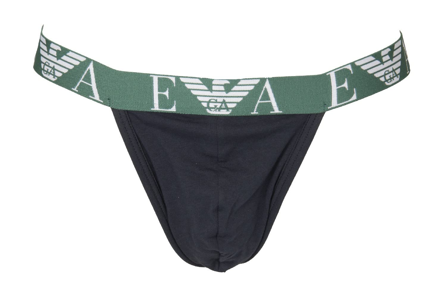 Emporio Armani Jockstrap - Suspensorio - Pack de 2 calzoncillos para hombre, elástico, a la vista, artículo 111932, 3R715, Jockstrap