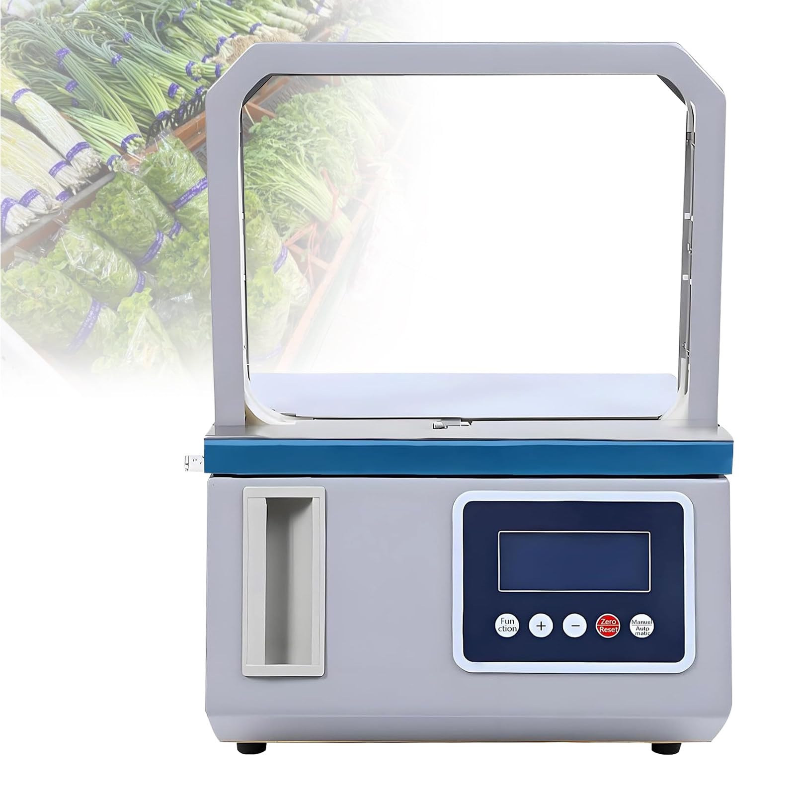 ZHLINGQ Small Automatic OPP Tape Strapping Machine, 1.5s Rapid Band 22×17cm