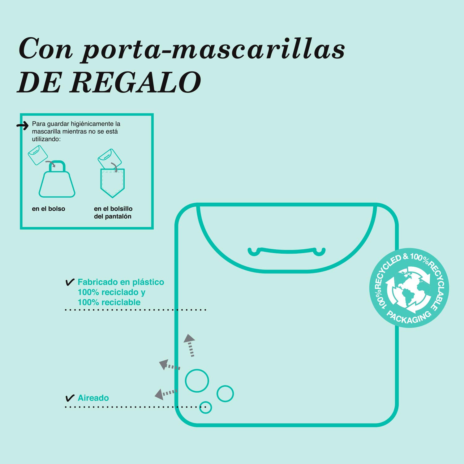 Mascherine FFP2 R riutilizzabili certificate per bambini e adulti