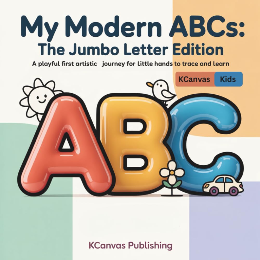 My Modern ABCs - The Jumbo Letter Edition: A Playful First Artistic Journey for Little Hands to Trace and Learn
