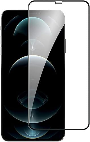 Nextway 9D Tempered Glass Compatible with iPhone 12 | Full Screen Edge-to-Edge Coverage | 9H Hardness | HD Clear Display | Anti-Scratch | Anti-Fingerprint | Case Friendly | Bubble-Free Installation
