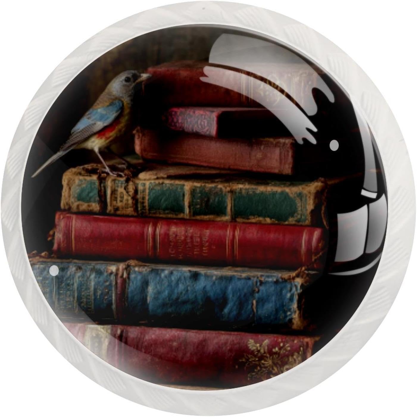 Black Books (2) Modern Style Drawer Knobs, Universal Cabinet Knobs for Kitchen Living Room Bedroom