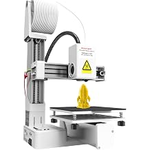 3D Printer for Beginners, Fully Assembled 3D Printing Machine with High 0.05mm Layer Resolution, Supports 1.75mm & TPU, Compact 4x4x4in Build Area for Home