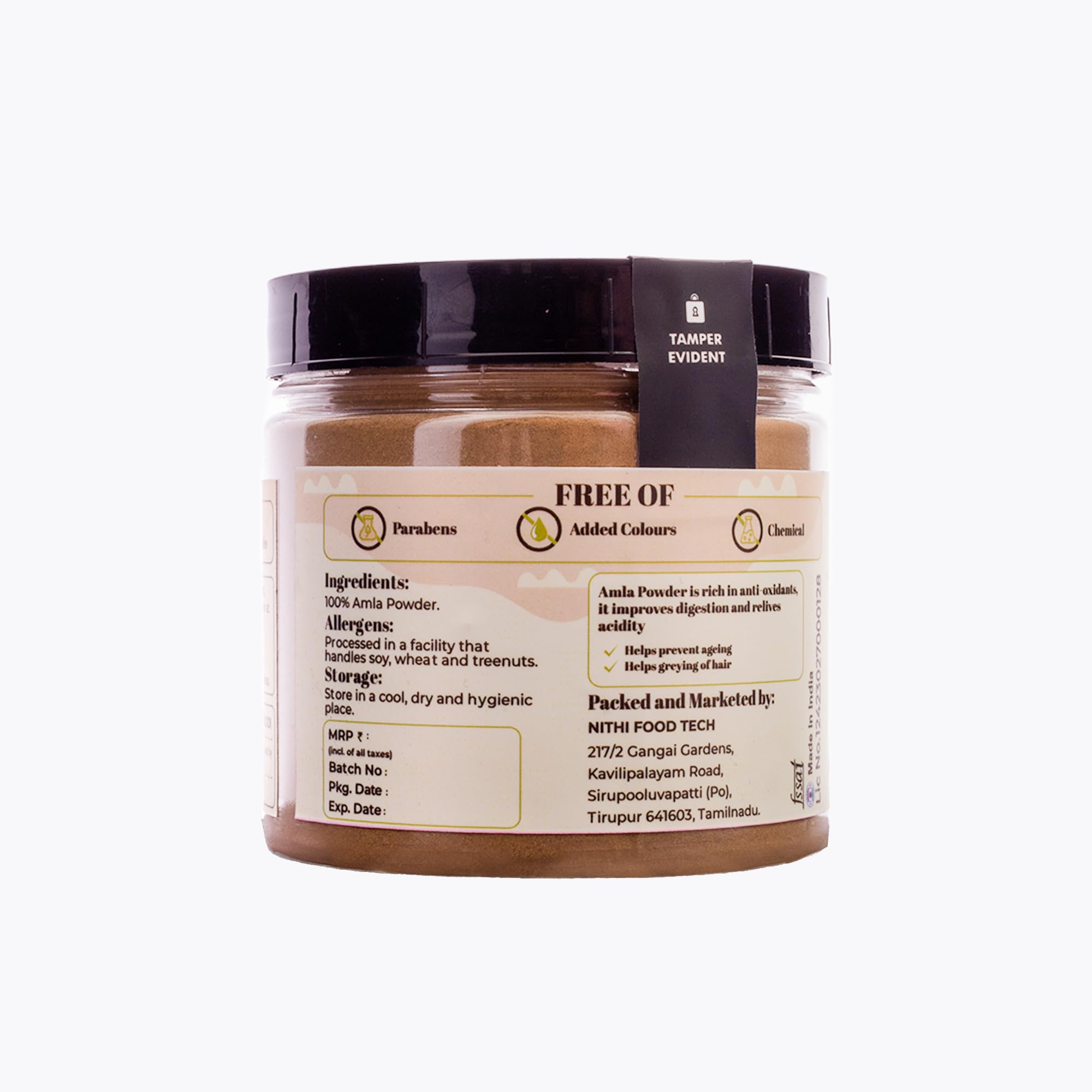 DAILY FARMER Premium Dried Seedless Amla Powder 200 Grams|Indian Gooseberry Powder|For Face, Body And Drinking|100% Pure|Face Pack|No Additives — Amazon image 3