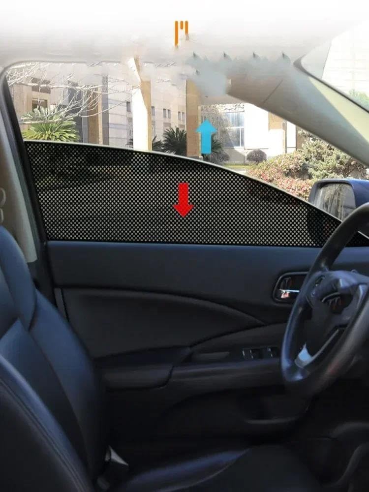 Auto Sonnenschutz Seitenscheibe 2 Stück Auto Sonnenschutz Aufkleber Fensteraufkleber Sonnenschutz Auto Heckscheiben Seitenblöcke Abdeckfolie Sonnenschutz Auto(72X52CM)