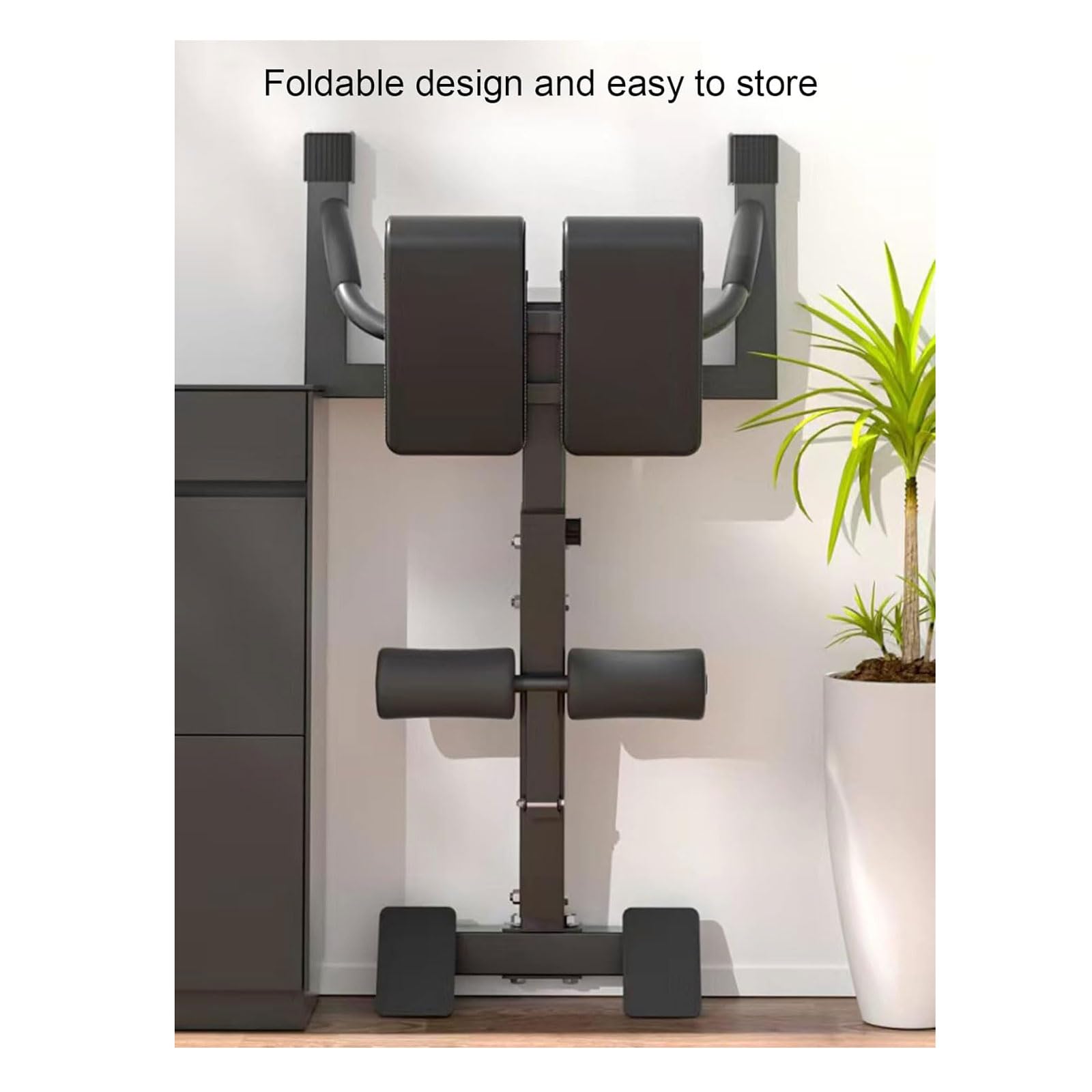 Banco de extensión de espalda Máquina de extensión de espalda de silla romana multifunción Ejercicio abdominal Entrenador de fuerza de piernas Equipo de gimnasio para gimnasio en