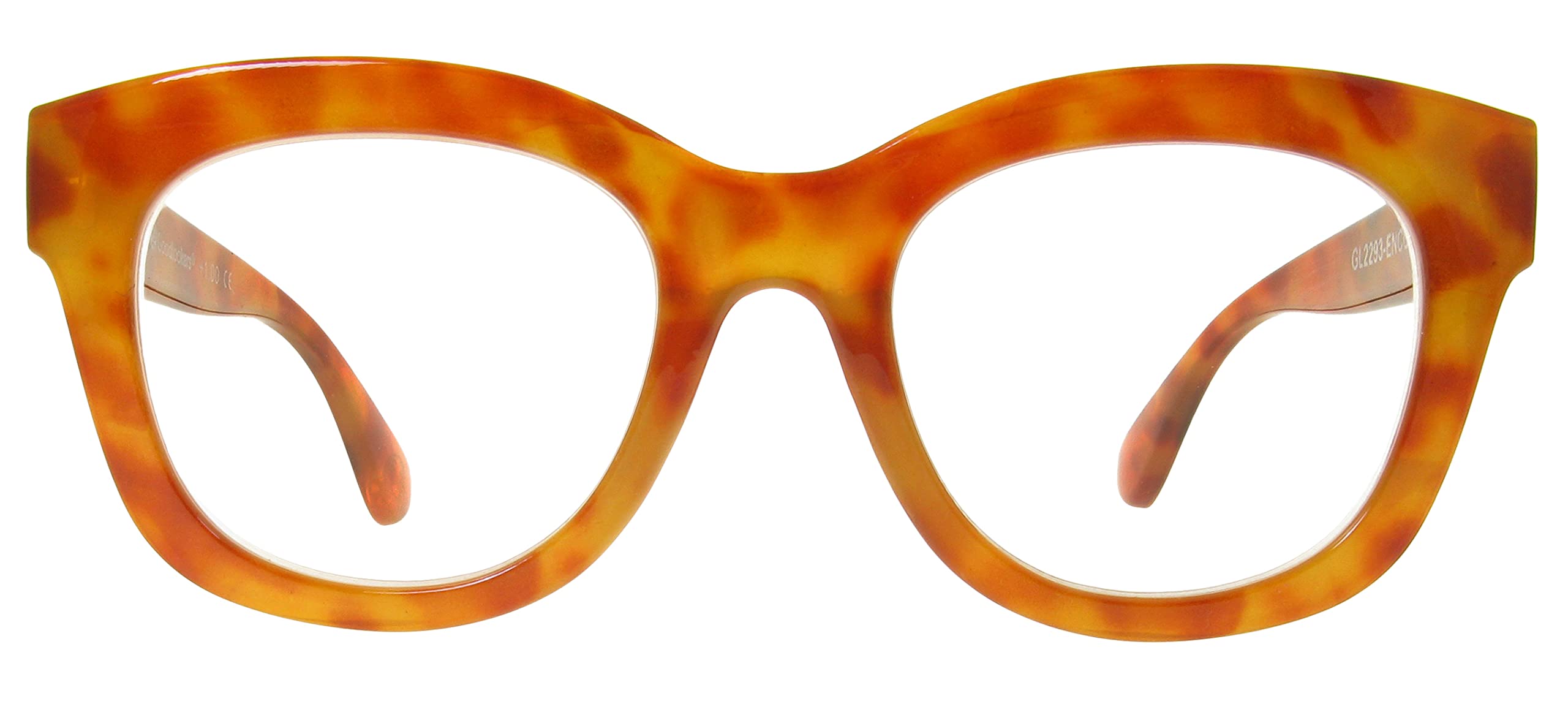 Goodlookers Reading Glasses 'Encore' Honey Tortoiseshell +3.50
