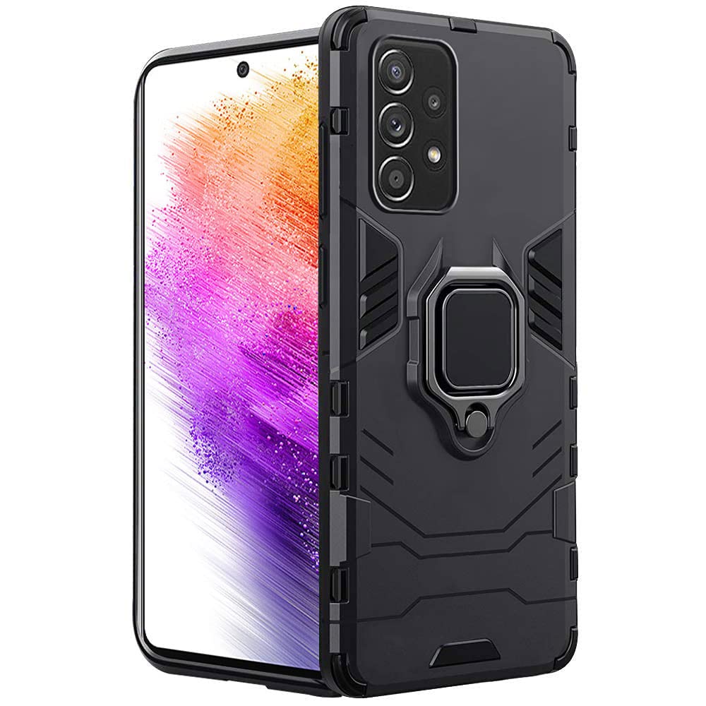 TheGiftKart Tough Armor Bumper Back Cover Case for Samsung Galaxy A73
