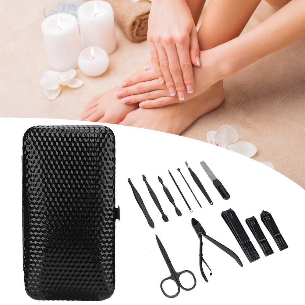 Gsycle Manicure Set, 12PCS Nail Clipper Set Stainless Steel Mens Manicure Kit Nail Clippers for Women Pedicure Tools Nail Clipper Kit
