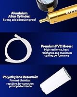 Vista 6 de ATP Kit de prueba de bomba de vacío de mano con cambio de aceite de purga de líquido de frenos 2 en 1