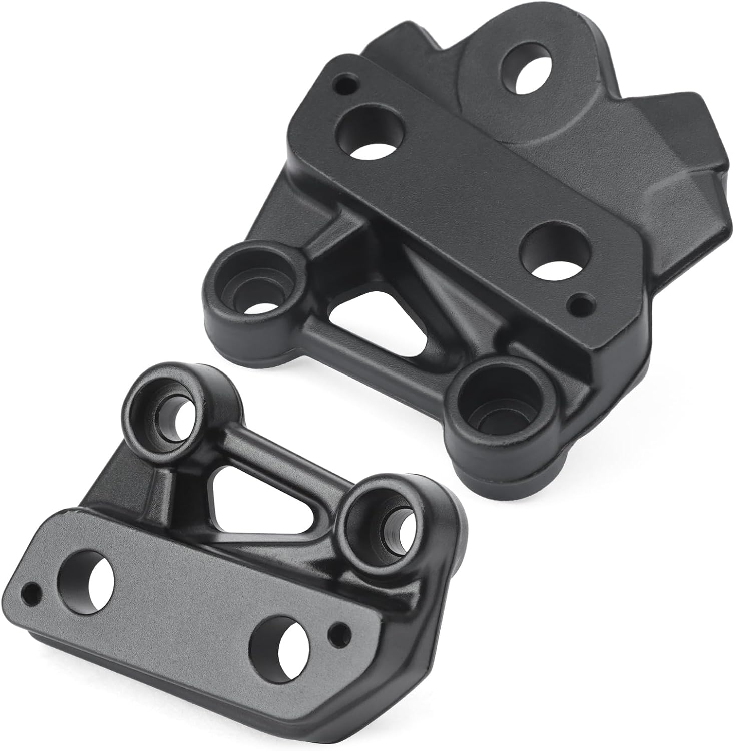 Electric Dirt Bike Foot Pegs Brackets Holder Kit Compatible with Talaria XXX X3 PRO EBike Black Footpeg Pedal Support, Left And Right Footrest Bracket Replacement Parts
