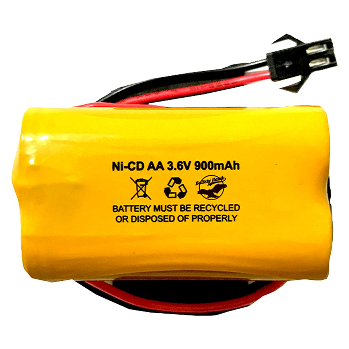 ELB B001 ELBB001 ELB-B001 AA900MAH 3.6v 900mAh Exit Sign Emergency Light NiCad Battery ANIC1566 0253799 (1 Pack, 1, Count)