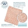 Redecker Real Copper Cleaning Cloths – Scratch-Free 2-Ply Woven Copper Scrub Pads for Pots, Pans, Sinks, Glass & Stainless Steel – Reusable, Machine Washable, Durable, Eco-Friendly – Set of 2 #2