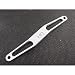 Hot Racing AET12608 Silver Aluminum Battery Hold Down Strap